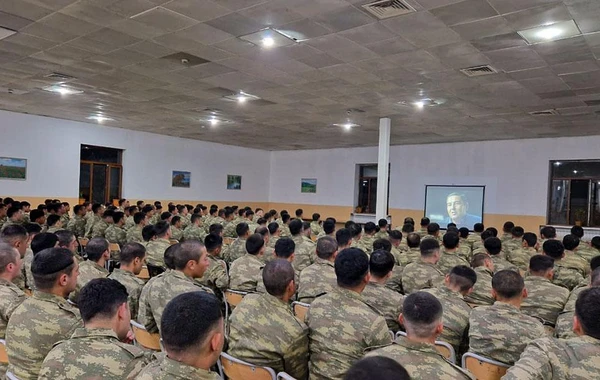 Ehtiyatda olan hərbi vəzifəlilərin təlim toplanışı davam edir - FOTO