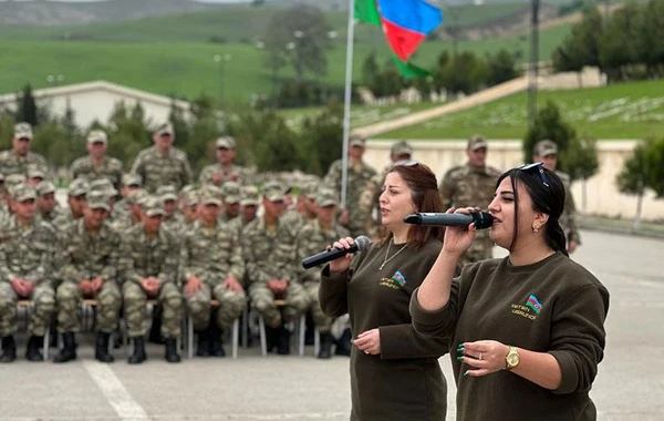 Ehtiyatda olan hərbi vəzifəlilərin təlim toplanışı davam edir - FOTO