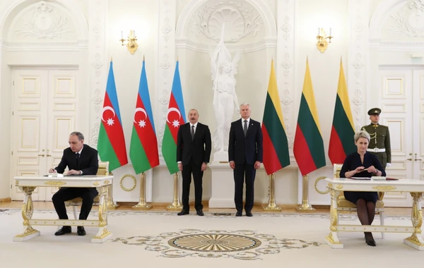 Azərbaycan-Litva sənədləri imzalanıb - FOTO - YENİLƏNİB