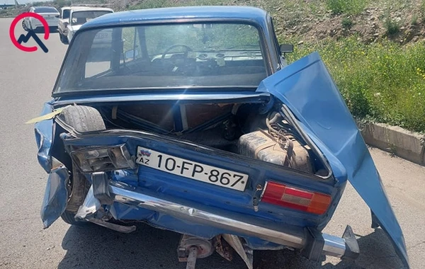 Lüks "Gelandewagen" Gəncədə qəzaya düşdü - FOTO