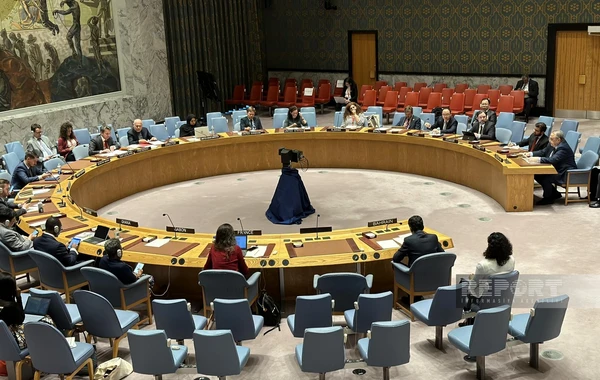 Yaşar Əliyev BMT Təhlükəsizlik Şurasında Ermənistanın yalanlarından danışıb - FOTO
