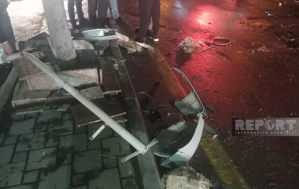 Смертельное ДТП в Азербайджане из-за проливных дождей