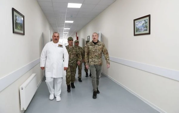 Президент Азербайджана Ильхам Алиев совершил поездку в Кяльбаджарский район - ФОТО
