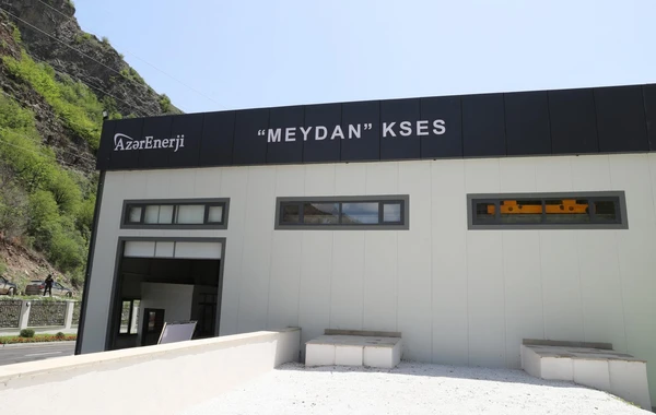 Prezident İlham Əliyev Kəlbəcərdə “Meydan” Kiçik Su Elektrik Stansiyasının açılışını edib - FOTO