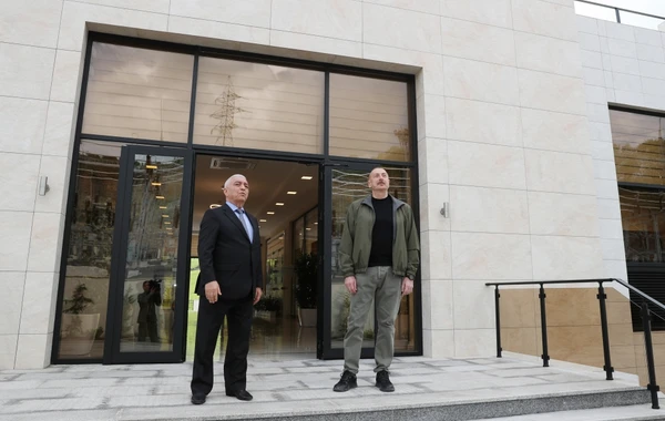 Azərbaycan Prezidenti İlham Əliyev Laçın rayonuna səfər edib - FOTO