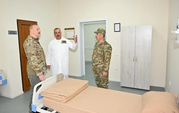 Prezident İlham Əliyev Kəlbəcərdə hərbi hospitalın açılışında iştirak edib - FOTO