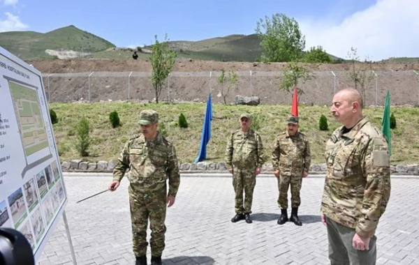 Президент Ильхам Алиев принял участие в открытии военного госпиталя в Кельбаджаре - ФОТО