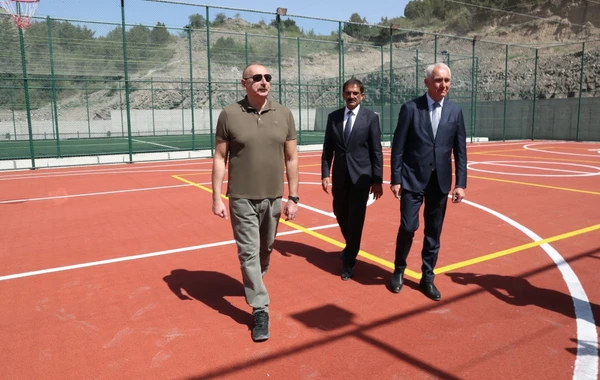 Laçın şəhərində ilk çoxmənzilli yaşayış məhəlləsinin təməli qoyulub - FOTO