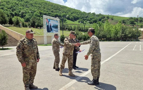 Hərbi vəzifəlilərin təlim toplanışı başa çatıb - FOTO/VİDEO
