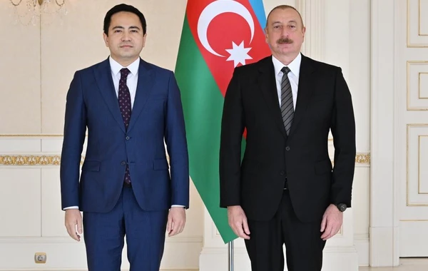 Prezident İlham Əliyev Qazaxıstanın yeni səfirinin etimadnaməsini qəbul edib - FOTO