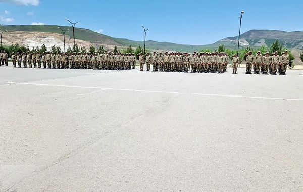 Hərbi vəzifəlilərin təlim toplanışı başa çatıb - FOTO/VİDEO
