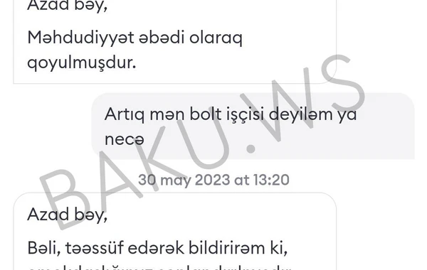 "Bolt food" işçilərini kütləvi ixtisar edir? - FOTO