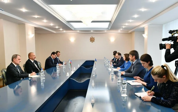 Kişineuda Azərbaycan və Moldova prezidentlərinin görüşü olub - YENİLƏNİB - FOTO