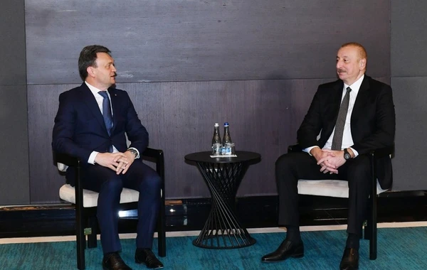 İlham Əliyev Kişineuda Moldovanın Baş naziri ilə görüşüb - FOTO