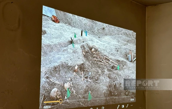 Şuşada kütləvi məzarlıq aşkarlanan əraziyə səfər təşkil olunub, faktlar nümayiş etdirilib - FOTO