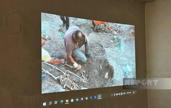 Şuşada kütləvi məzarlıq aşkarlanan əraziyə səfər təşkil olunub, faktlar nümayiş etdirilib - FOTO