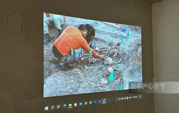 Şuşada kütləvi məzarlıq aşkarlanan əraziyə səfər təşkil olunub, faktlar nümayiş etdirilib - FOTO