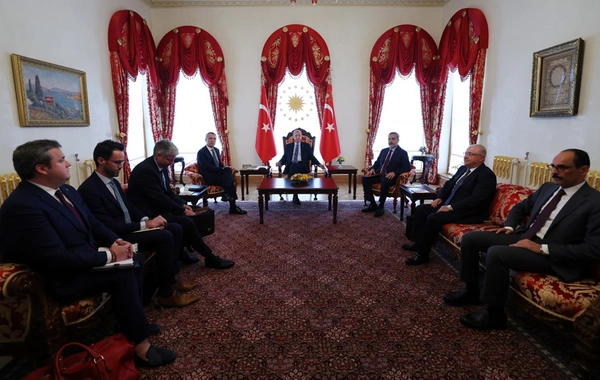 Ərdoğan NATO-nun baş katibini qəbul etdi - FOTO
