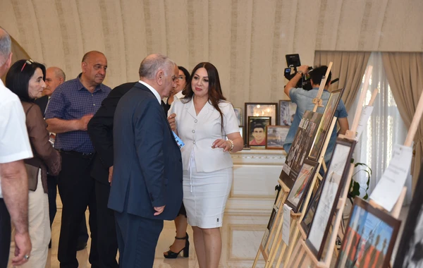 “Nəfəs” İctimai Birliyi rəssam şəhid Rauf İbadovun sərgisini təşkil edib - FOTO