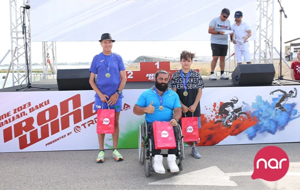Nar triatlon üzrə “IronWind” açıq turnirinə dəstək olub - FOTO