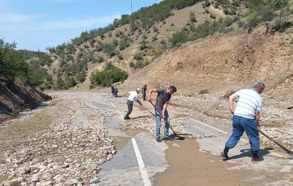 İsmayıllı yolundakı son vəziyyət açıqlandı - FOTO