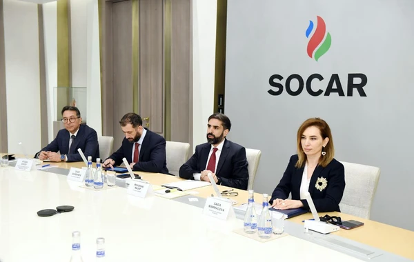 SOCAR-ın prezidenti “Citi”nin Avropa, Yaxın Şərq və Afrika üzrə baş icraçı direktoru ilə görüşüb - FOTO