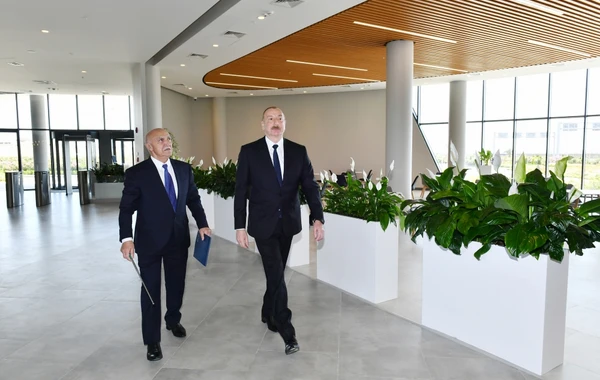 Prezident İlham Əliyev Ələt Azad İqtisadi Zonasının birinci mərhələsinin açılış mərasimində iştirak edib - FOTO