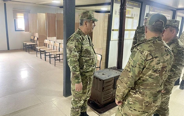 Закир Гасанов на освобожденных территориях: новые военные объекты сданы в эксплуатацию - ФОТО
