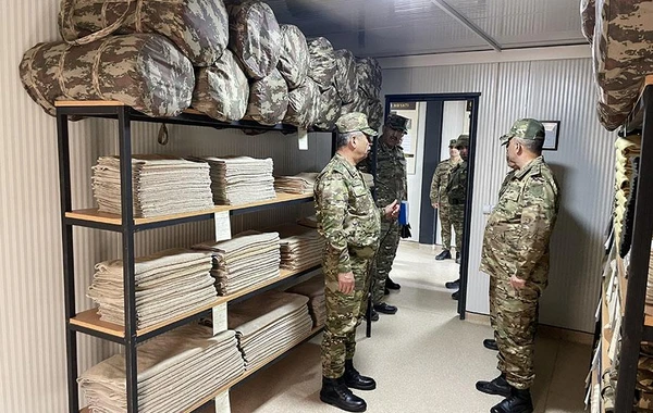 Закир Гасанов на освобожденных территориях: новые военные объекты сданы в эксплуатацию - ФОТО