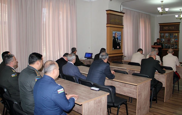 Milli Müdafiə Universitetində buraxılış mərasimi keçirilib - FOTO