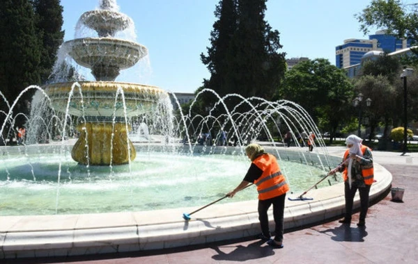 В Баку проходит масштабный субботник - ФОТО