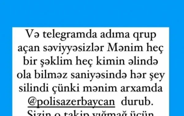 Bloger keçmiş həyat yoldaşı tərəfindən şantaj olunduğunu açıqladı - FOTO