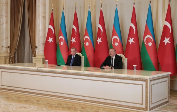 Azərbaycan və Türkiyə prezidentləri mətbuata bəyanatlarla çıxış ediblər - YENİLƏNİB-2 + FOTO/VİDEO