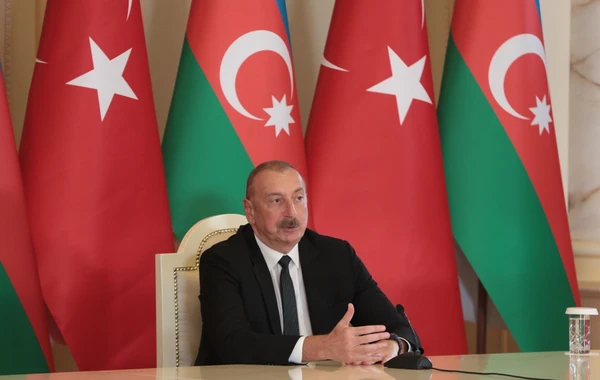 Azərbaycan və Türkiyə prezidentləri mətbuata bəyanatlarla çıxış ediblər - YENİLƏNİB-2 + FOTO/VİDEO
