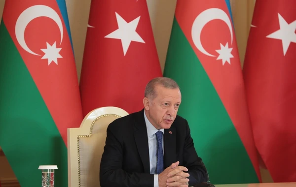 Azərbaycan və Türkiyə prezidentləri mətbuata bəyanatlarla çıxış ediblər - YENİLƏNİB-2 + FOTO/VİDEO