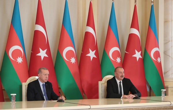 Azərbaycan və Türkiyə prezidentləri mətbuata bəyanatlarla çıxış ediblər - YENİLƏNİB-2 + FOTO/VİDEO