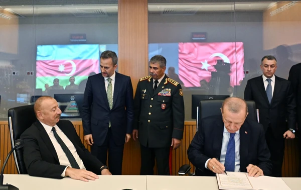 Президенты Азербайджана и Турции приняли участие в открытии нового ЦКП ВВС - ОБНОВЛЕНО + ФОТО