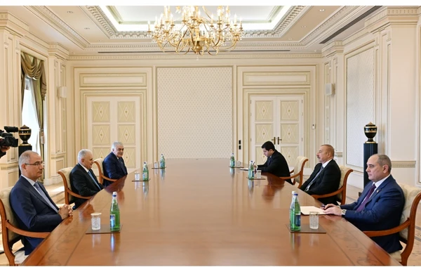 Prezident İlham Əliyev Binəli Yıldırımı qəbul edib - YENİLƏNİB - FOTO