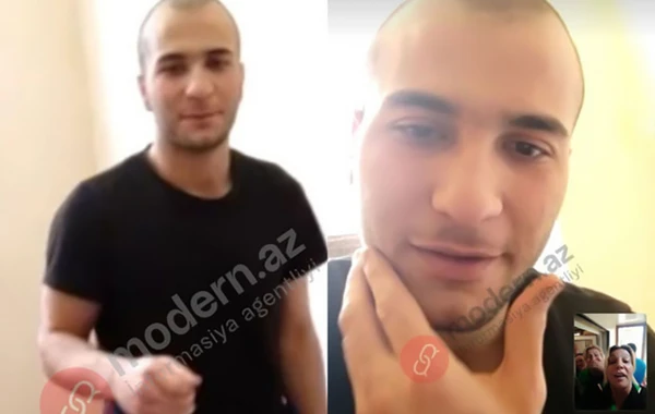 İrəvanda əsir saxlanılan Aqşin ailəsinə zəng vurdu: “Narahat olma, ana” - FOTO