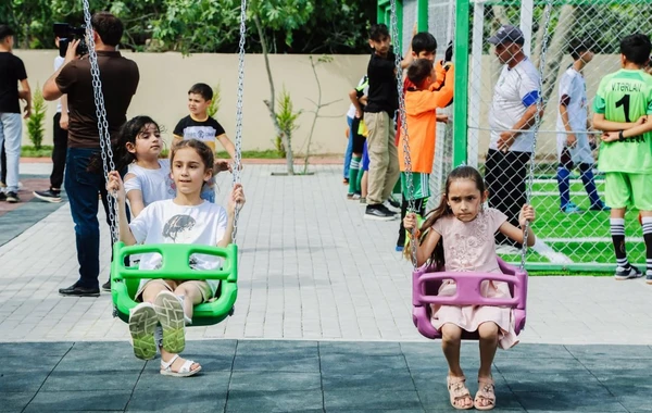 Bakıda yeni park açıldı - Uşaqlar pulsuz əylənə biləcək - FOTO