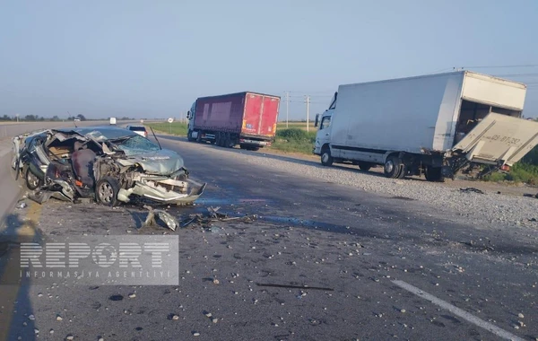 Стали известны подробности тяжелой аварии в Кюрдамирском районе - ОБНОВЛЕНО + ФОТО