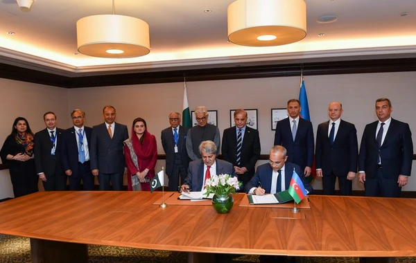 Azərbaycanla Pakistan arasında ticarət sahəsində əməkdaşlığa dair Anlaşma Memorandumu imzalandı - FOTO