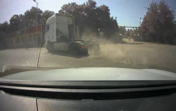 Narkotik vasitənin təsiri altında TIR idarə edən şəxs həbs edilib - FOTO