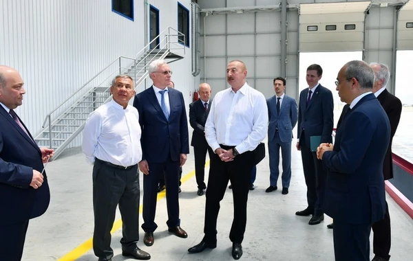 Azərbaycan Prezidenti və Tatarıstan Rəisi Cəbrayılda “Avto Lizinq Azərbaycan” MMC-nin açılışında iştirak ediblər - FOTO - YENİLƏNİB