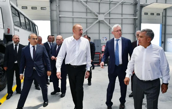 Azərbaycan Prezidenti və Tatarıstan Rəisi Cəbrayılda “Avto Lizinq Azərbaycan” MMC-nin açılışında iştirak ediblər - FOTO - YENİLƏNİB