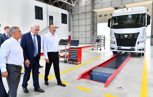 Azərbaycan Prezidenti və Tatarıstan Rəisi Cəbrayılda “Avto Lizinq Azərbaycan” MMC-nin açılışında iştirak ediblər - FOTO - YENİLƏNİB