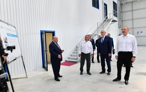 Azərbaycan Prezidenti və Tatarıstan Rəisi Cəbrayılda “Avto Lizinq Azərbaycan” MMC-nin açılışında iştirak ediblər - FOTO - YENİLƏNİB