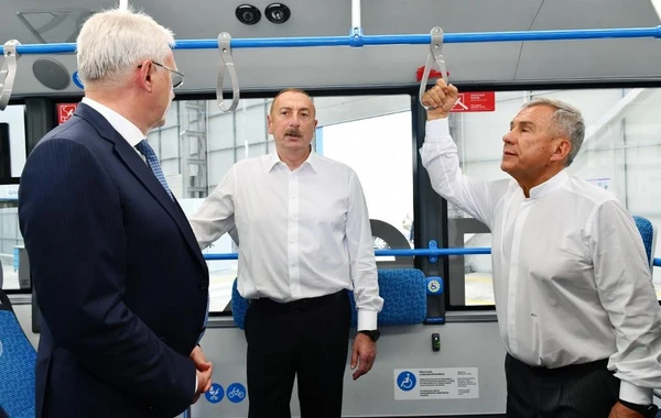 Azərbaycan Prezidenti və Tatarıstan Rəisi Cəbrayılda “Avto Lizinq Azərbaycan” MMC-nin açılışında iştirak ediblər - FOTO - YENİLƏNİB