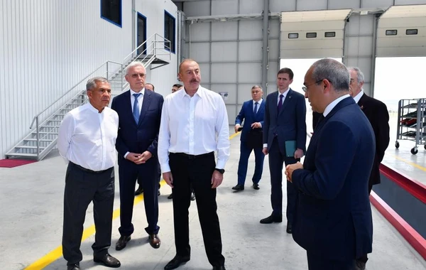 Azərbaycan Prezidenti və Tatarıstan Rəisi Cəbrayılda “Avto Lizinq Azərbaycan” MMC-nin açılışında iştirak ediblər - FOTO - YENİLƏNİB
