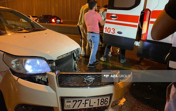 Bakıda 9 avtomobil toqquşdu, xəsarət alanlar var - FOTO